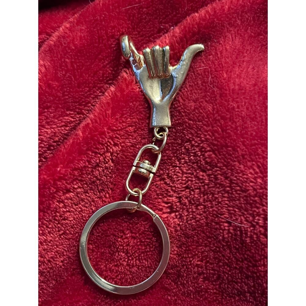Pinky promise drive safe keychain